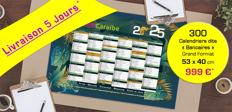 Calendrier 2025, le "bancaire", l'incontournable cadeau client