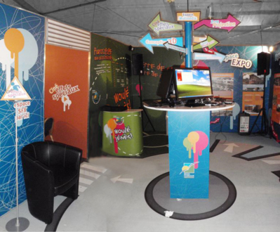 72m2 de stand d’exposition pour la Région Guadeloupe