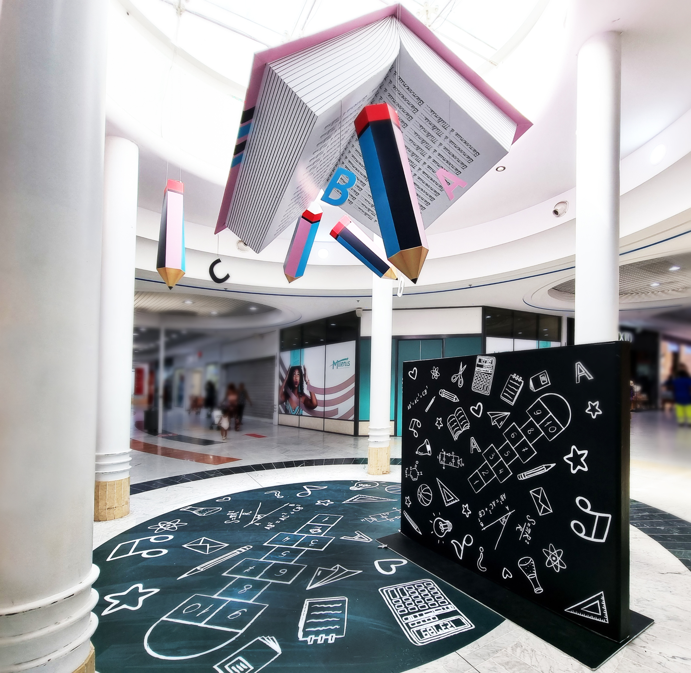 Espace « Rentrée », notre expertise en PLV pour Milénis