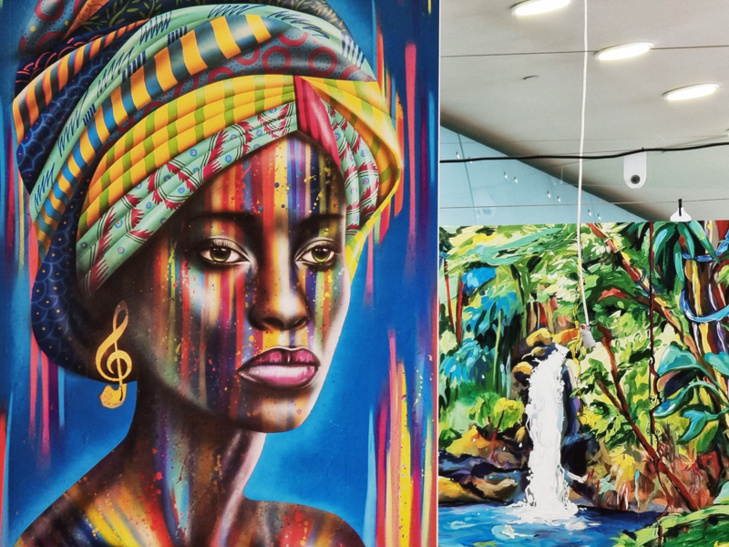 Exposition d’artistes au Centre commercial Milénis