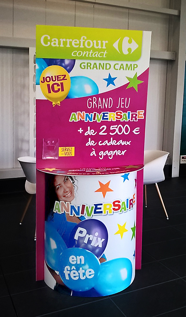 Animation commerciale – Urne de jeu