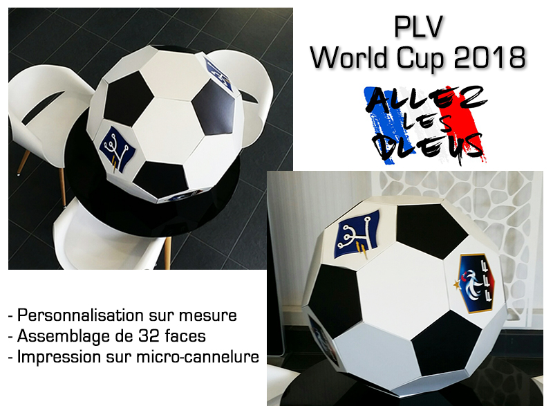 Quand la PLV colle à l’actualité – Coupe du Monde 2018