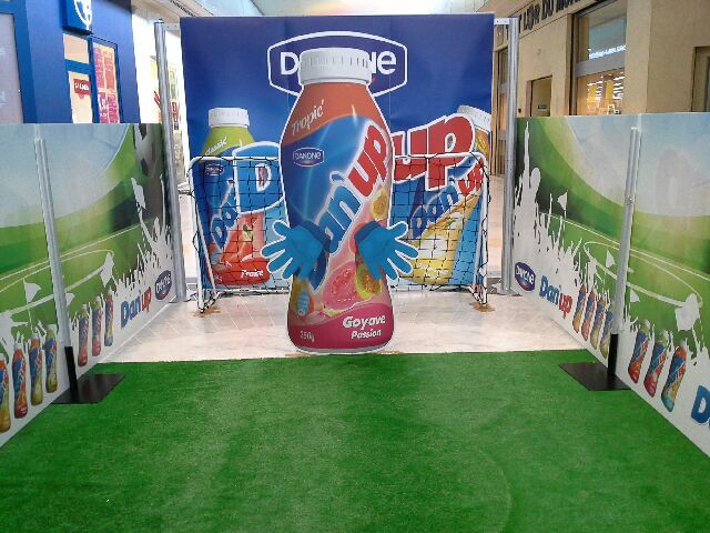 Stand d’animation commerciale – Danone Coupe du Monde