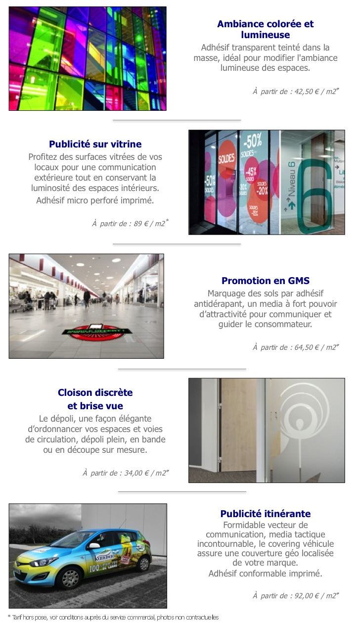 Adhésifs personnalisés – Communication & Décoration