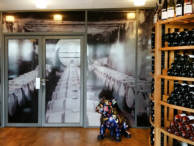 Subtilité décorative de l’adhésif dépoli