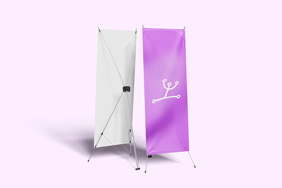 Installation rapide et efficace des displays et stands Dubois Imageries, idéale pour événements temporaires