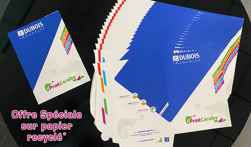 Offre spéciale : pochette à rabat personnalisée et éco-responsable